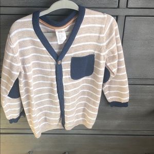 Striped cardigan